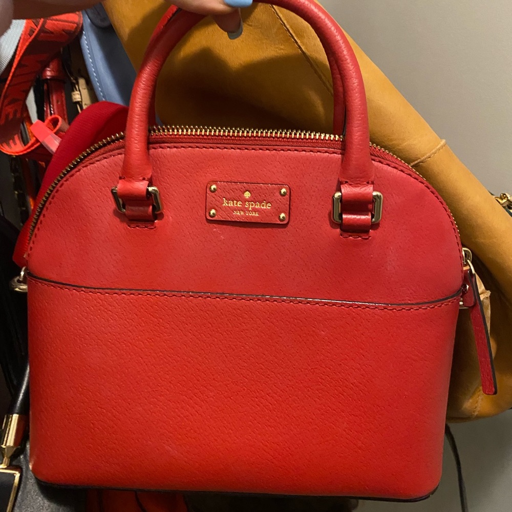 Small Kate Spade bag red 😍